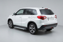 Suzuki Vitara 2015- Side Steps New Vision Grey (2 pcs, Aluminum) photo 1