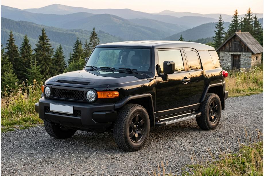 Toyota FJ Cruiser 2006-2022 Side Steps RedLine V1 (2 pcs, aluminum) Photo 1