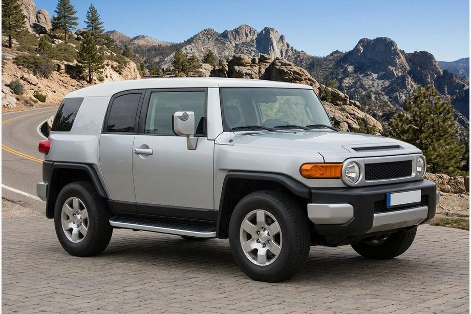 Toyota FJ Cruiser 2006-2022 Side Steps Tayga Grey (2 pcs, Aluminum) Image