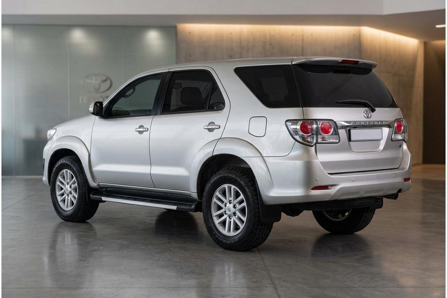 Toyota Fortuner 2006-2015 Side Steps RedLine V1 (2 pcs, aluminum) Photo 1