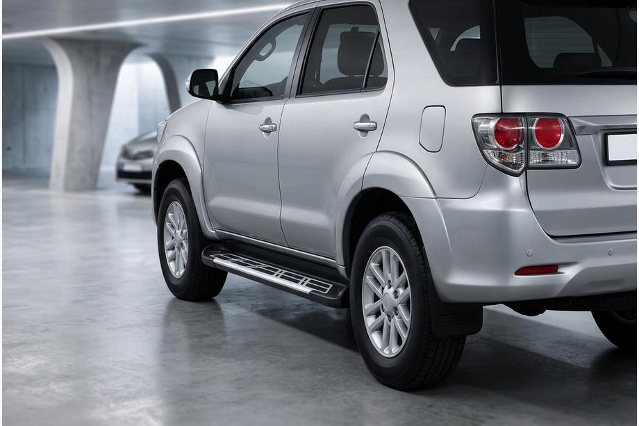 Toyota Fortuner 2006-2015 Side Steps Sunrise (2 pcs, aluminum) Image