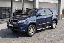 Toyota Fortuner 2006-2015 Side Steps Tayga V2 (2 pcs, aluminum) photo 1