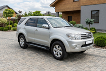Toyota Fortuner 2006-2015 Side Steps New Vision Black (2 pcs, aluminum) photo 1