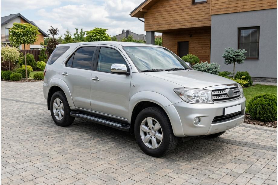 Toyota Fortuner 2006-2015 Side Steps New Vision Black (2 pcs, aluminum) Image