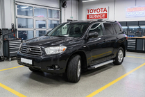 Toyota Highlander 2008-2013 Side Steps New Vision Grey (2 pcs, Aluminum) photo 1