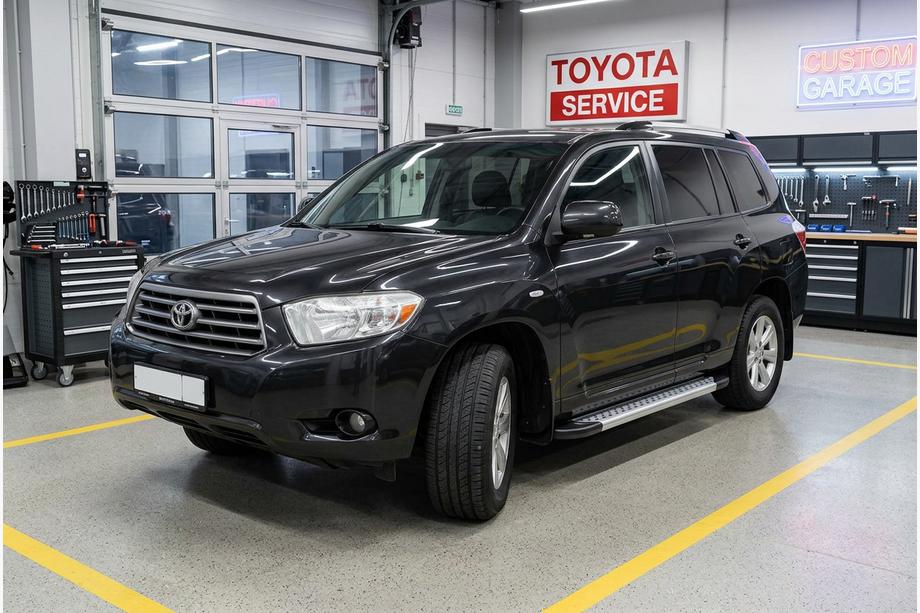 Toyota Highlander 2008-2013 Side Steps New Vision Grey (2 pcs, Aluminum) Image