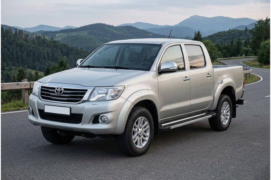 Toyota Hilux 2006-2015 Side Steps RedLine V1 (2 pcs, Aluminum) Image
