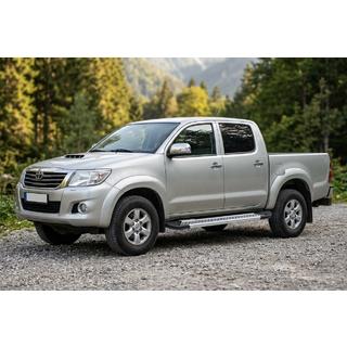 Side Steps New Vision Grey (2 pcs, Aluminum) Toyota Hilux 2006-2015 photo 1