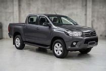 Toyota Hilux 2015- Side Steps Tayga Black (2 pcs, Aluminum) photo 1