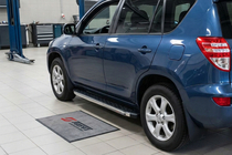 Toyota Rav 4 2006-2013 Side Steps BlackLine (2 pcs, Aluminum) photo 1