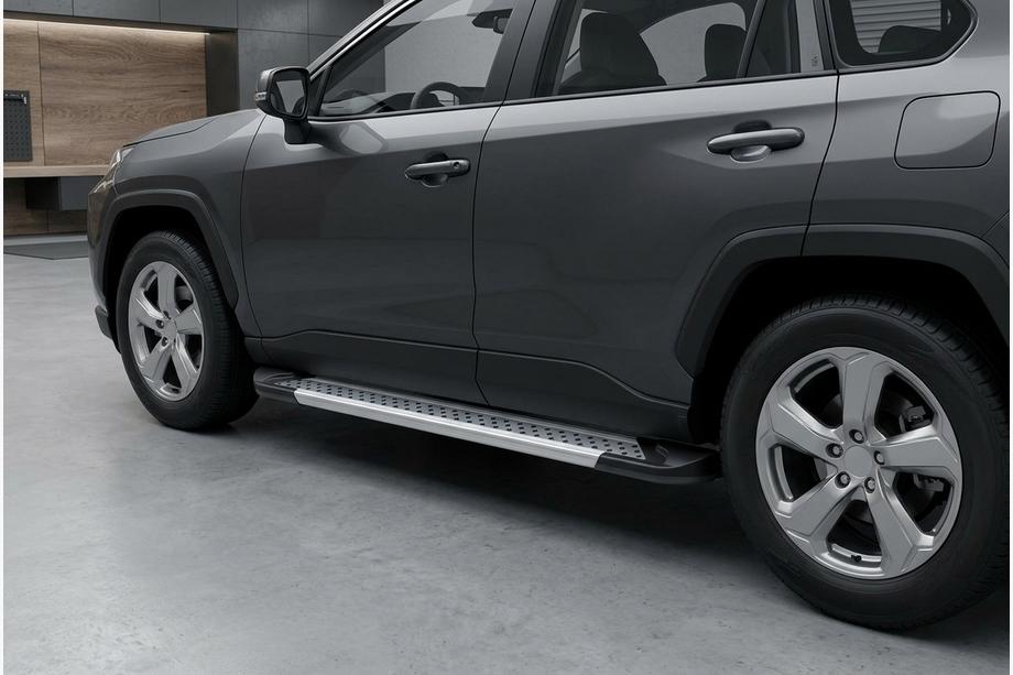 Toyota Rav 4 2019–2025 Side Steps New Vision Grey (2 pcs, Aluminum) Image