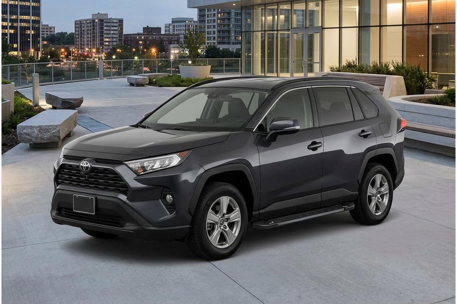 Toyota Rav 4 2019–2025 Side Steps RedLine Black (2 pcs, Aluminum) Image