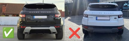 Range Rover Evoque 2012-2018 Original Premium Dynamic Mud Flaps (4 pcs) photo 2