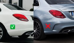 Mercedes C-class W205 2014-2021 Premium Mud Flaps (4 pcs) photo 3