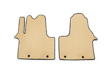 Renault Trafic 2015- Floor mats (2 pcs, EVA, beige) photo 1