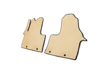 Opel Vivaro 2015-2019 Floor mats (2 pcs, EVA, beige) photo 1