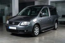 Volkswagen Caddy 2004-2010 Side Steps BlackLine (2 pcs, Aluminum) photo 1