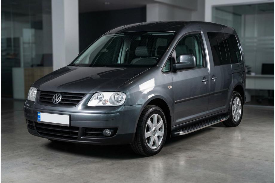 Volkswagen Caddy 2004-2010 Side Steps BlackLine (2 pcs, Aluminum) Image
