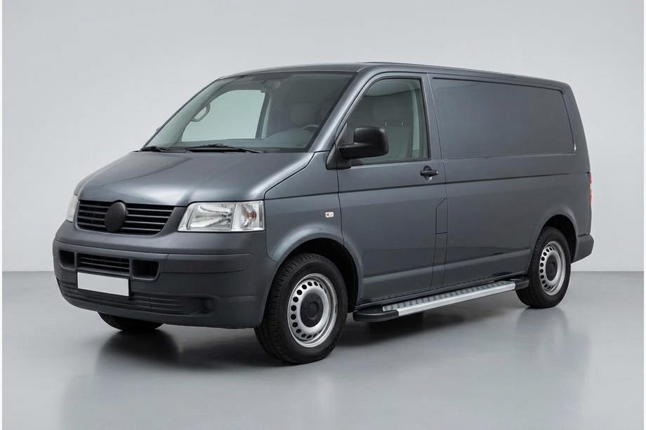 Volkswagen T5 Transporter 2003-2010 Side Steps New Vision Grey (2 pcs, Aluminum) Long Wheelbase Image
