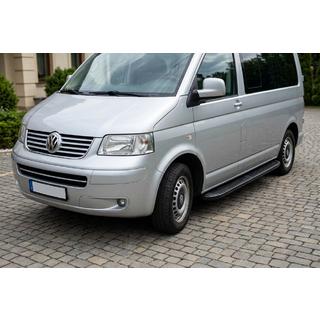 Side Steps Tayga Black (2 pcs, Aluminum) Volkswagen T5 Transporter 2003-2010 photo 1