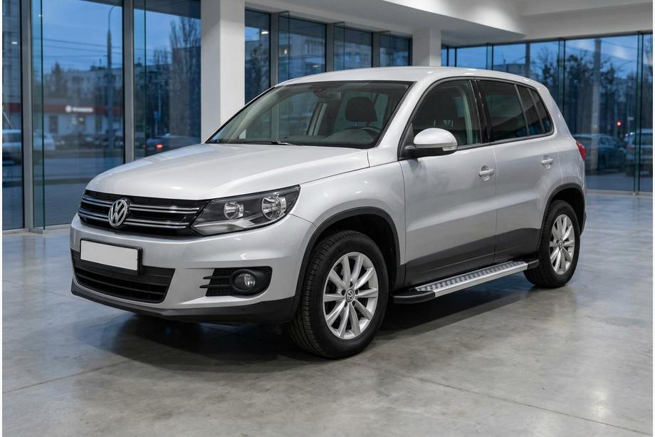 Volkswagen Tiguan 2007-2016 Side Steps New Vision Grey (2 pcs, Aluminum) Photo 1