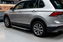 Volkswagen Tiguan 2016-2023 Side Steps RedLine V1 (2 pcs, Aluminum) photo 1