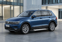 Volkswagen Tiguan 2016-2023 Side Steps New Vision Grey (2 pcs, Aluminum) photo 1