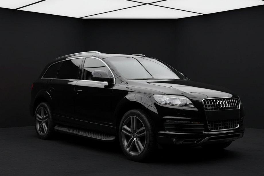 Audi Q7 2005-2015 Side Steps Tayga Black (2 pcs, Aluminum) Image