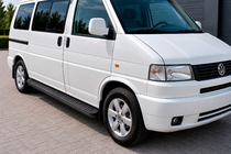 Volkswagen T4 Transporter 1990-2003 Side Steps Tayga Black (2 pcs, Aluminum) photo 1