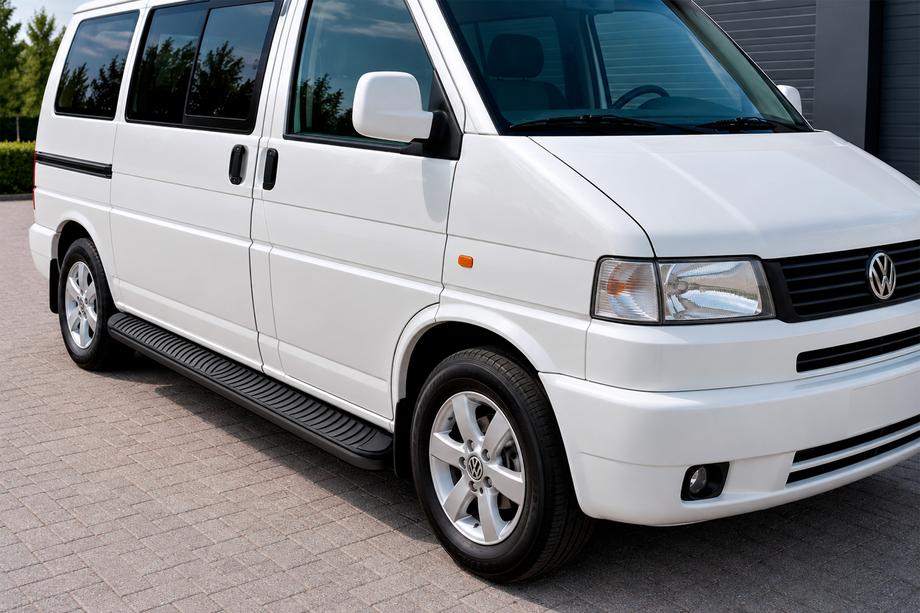 Volkswagen T4 Transporter 1990-2003 Side Steps Tayga Black (2 pcs, Aluminum) Image