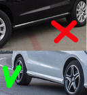 Mercedes GLE/ML class W166 2011-2018 Front OEM Mud Flaps for ML/GLE W166 without Side Steps (AMG Sills) photo 2