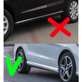 Front OEM Mud Flaps for ML/GLE W166 without Side Steps (AMG Sills) photo 2