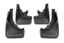 Mercedes GLE W167 2018- Premium Mud Flaps (painted fender flares, model with side steps, 4 pcs) photo 3