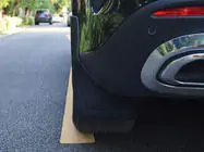 Mercedes GLE W167 2018- Premium Mud Flaps (painted fender flares, model with side steps, 4 pcs) photo 5