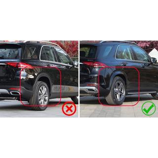 Premium Mud Flaps (painted fender flares, model with side steps, 4 pcs) photo 4