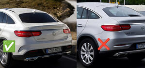 Mercedes GLE coupe C292 2015-2019 Premium Mud Flaps without Side Skirts (4 pcs) photo 6
