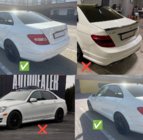 Mercedes C-class W204 2007-2015 Original Mud Flaps Premium 2011-2014 (4 pcs) photo 3