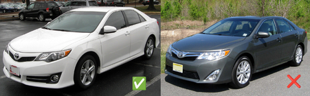 Toyota Camry 2011–2017 Premium Mud Flaps (for USA SE, 2011-2014, 4 pcs) photo 4