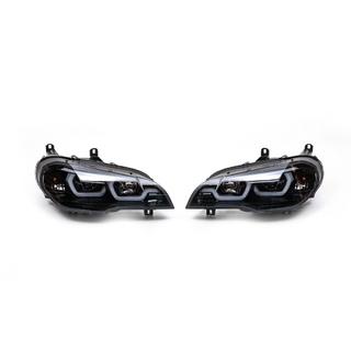 Front headlights with LED lighting (2 pcs, dark) photo 2