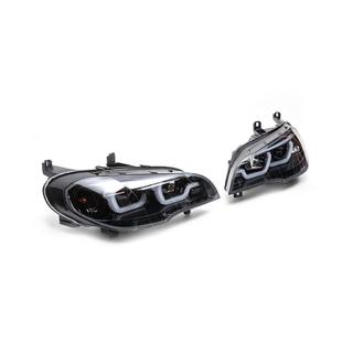 Front headlights with LED lighting (2 pcs, dark) photo 4
