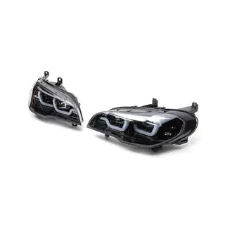 Front headlights with LED lighting (2 pcs, dark) photo 1