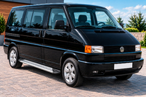 Volkswagen T4 Caravelle/Multivan 1990–2003 Side Steps New Vision Grey (2 pcs, Aluminum) photo 1