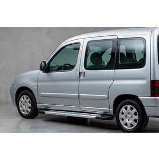 Side Steps New Vision Grey (2 pcs, Aluminum) Peugeot Partner 1996-2008 photo 1