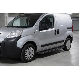 Side Steps Tayga Black (2 pcs, Aluminum) Fiat Fiorino/Qubo 2008-2024 photo 1