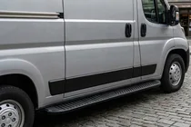Peugeot Boxer 2006-2025 Side Steps Tayga Black (2 pcs, Aluminum) photo 1