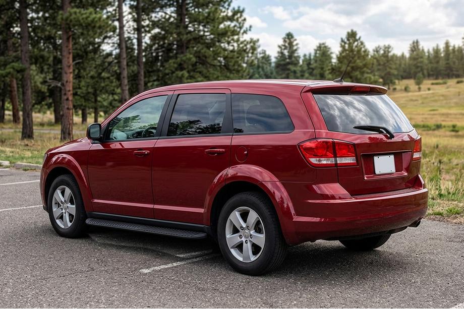 Dodge Journey 2008-2020 Side Steps Tayga Black (2 pcs, Aluminum) Image