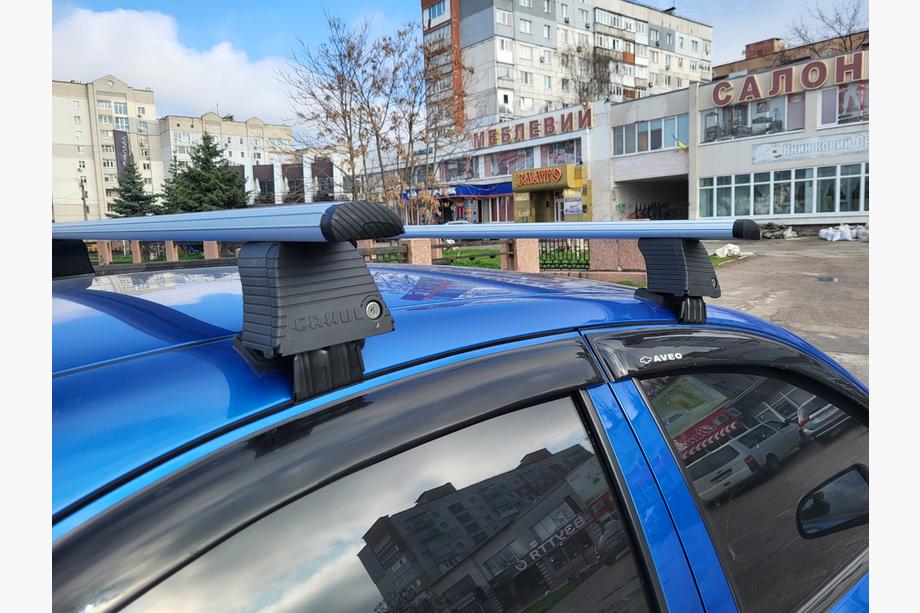 Chevrolet Aveo T250 2005-2011 Roof bars for smooth roof (2 pcs, Asaf V4) Image