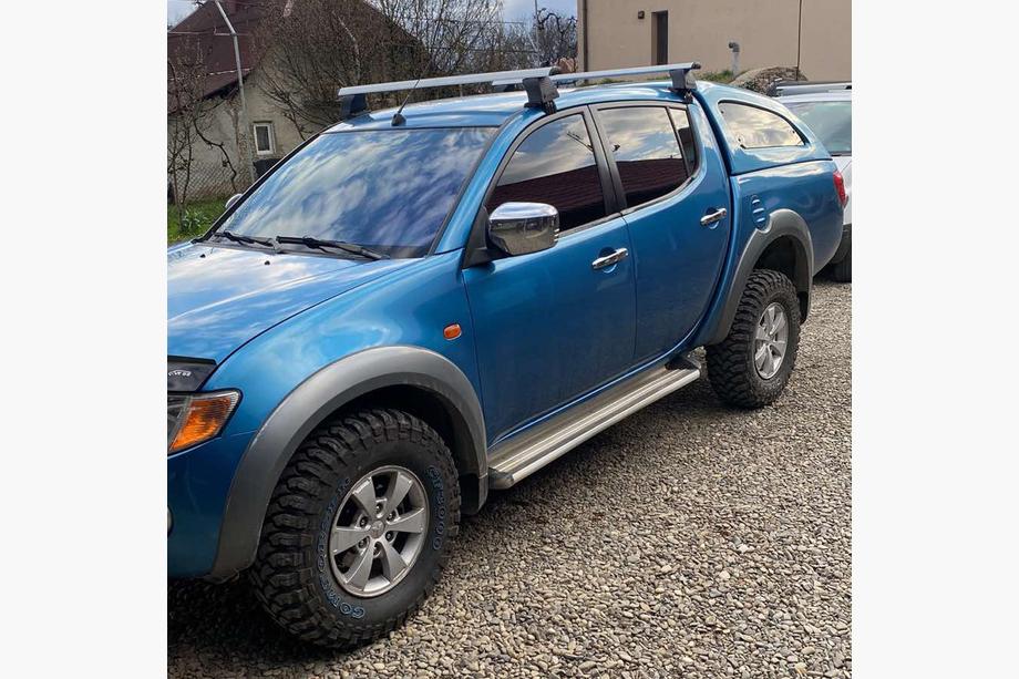 Mitsubishi L200 2006-2015 Roof bars for smooth roof (2 pcs, Asaf V4) Image