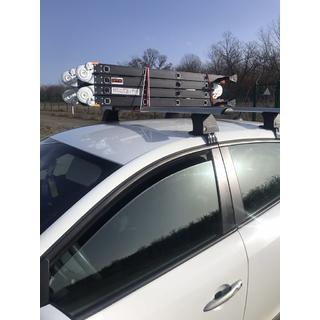 Roof bars for smooth roof (2 pcs, Asaf V4) photo 2