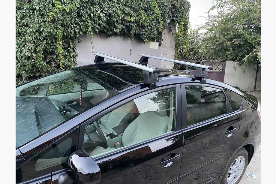 Toyota Prius 2009-2015 Roof bars for smooth roof (2 pcs, Asaf V4) Photo 1